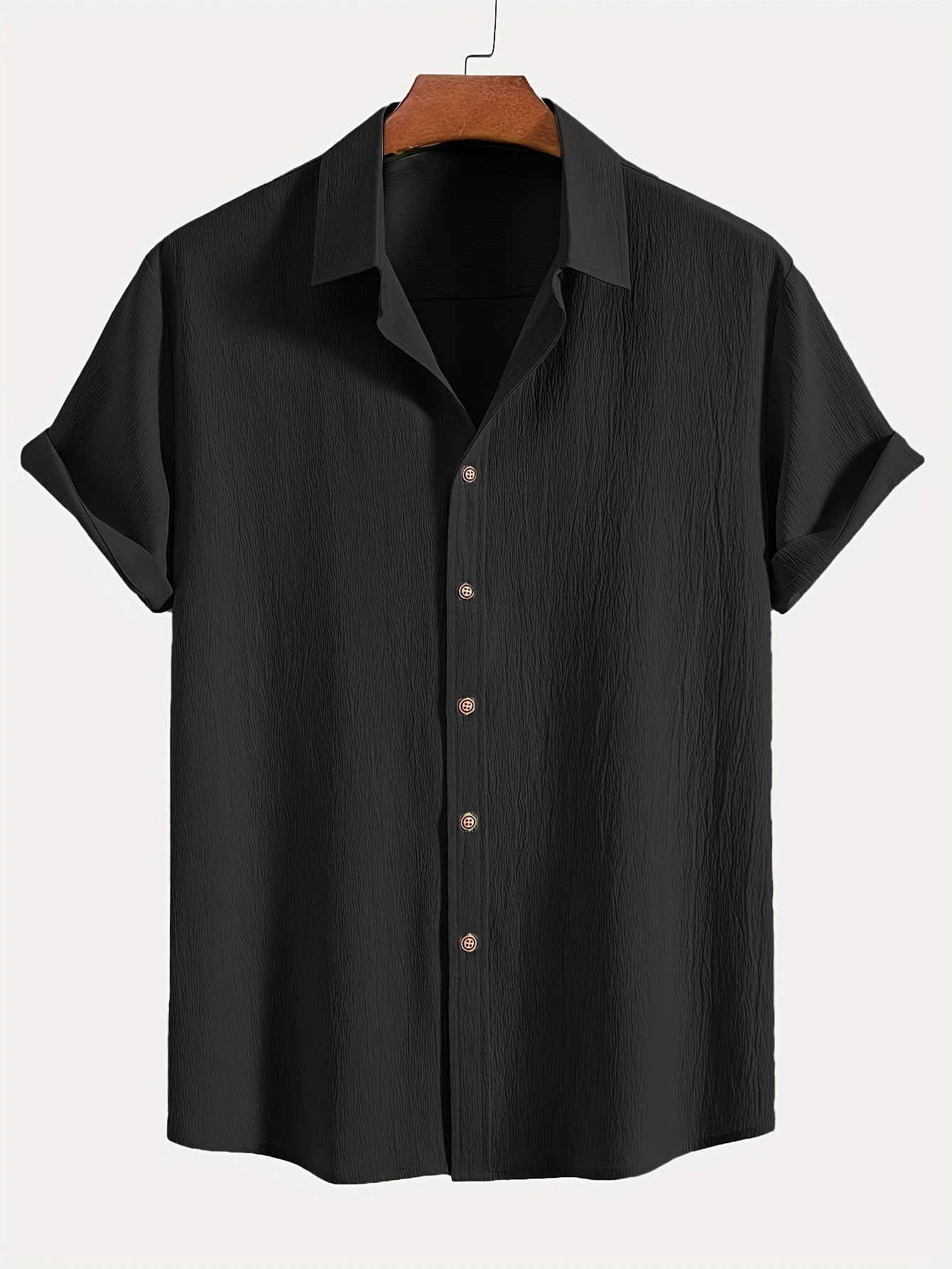Mikkel™ | Elegant Sommar­skjorta med Struktur