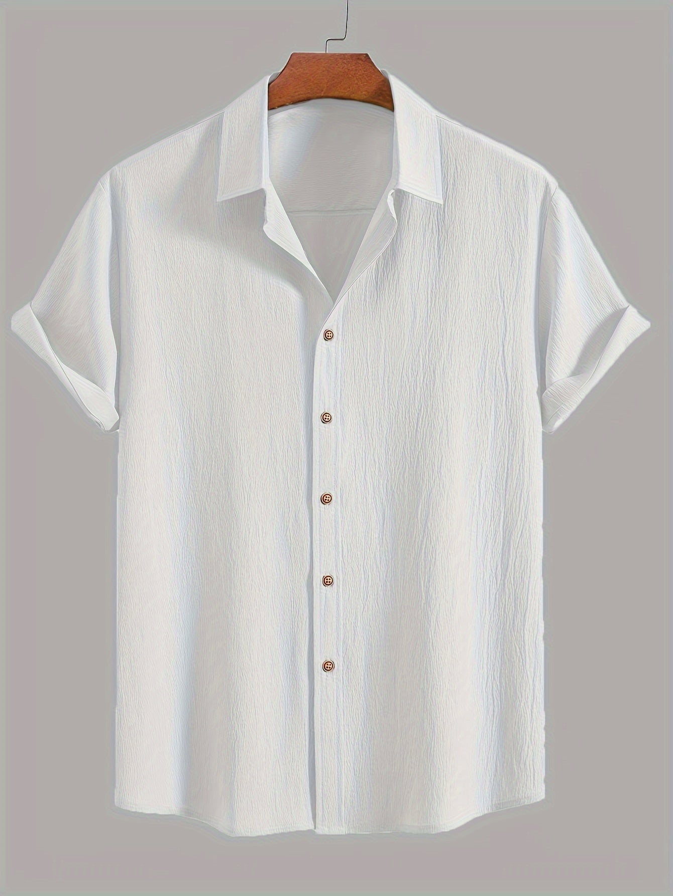 Mikkel™ | Elegant Sommar­skjorta med Struktur