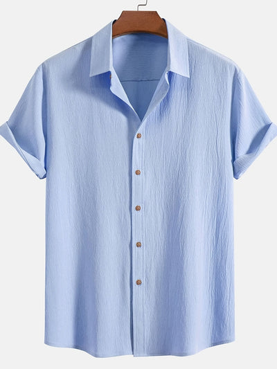 Mikkel™ | Elegant Sommar­skjorta med Struktur