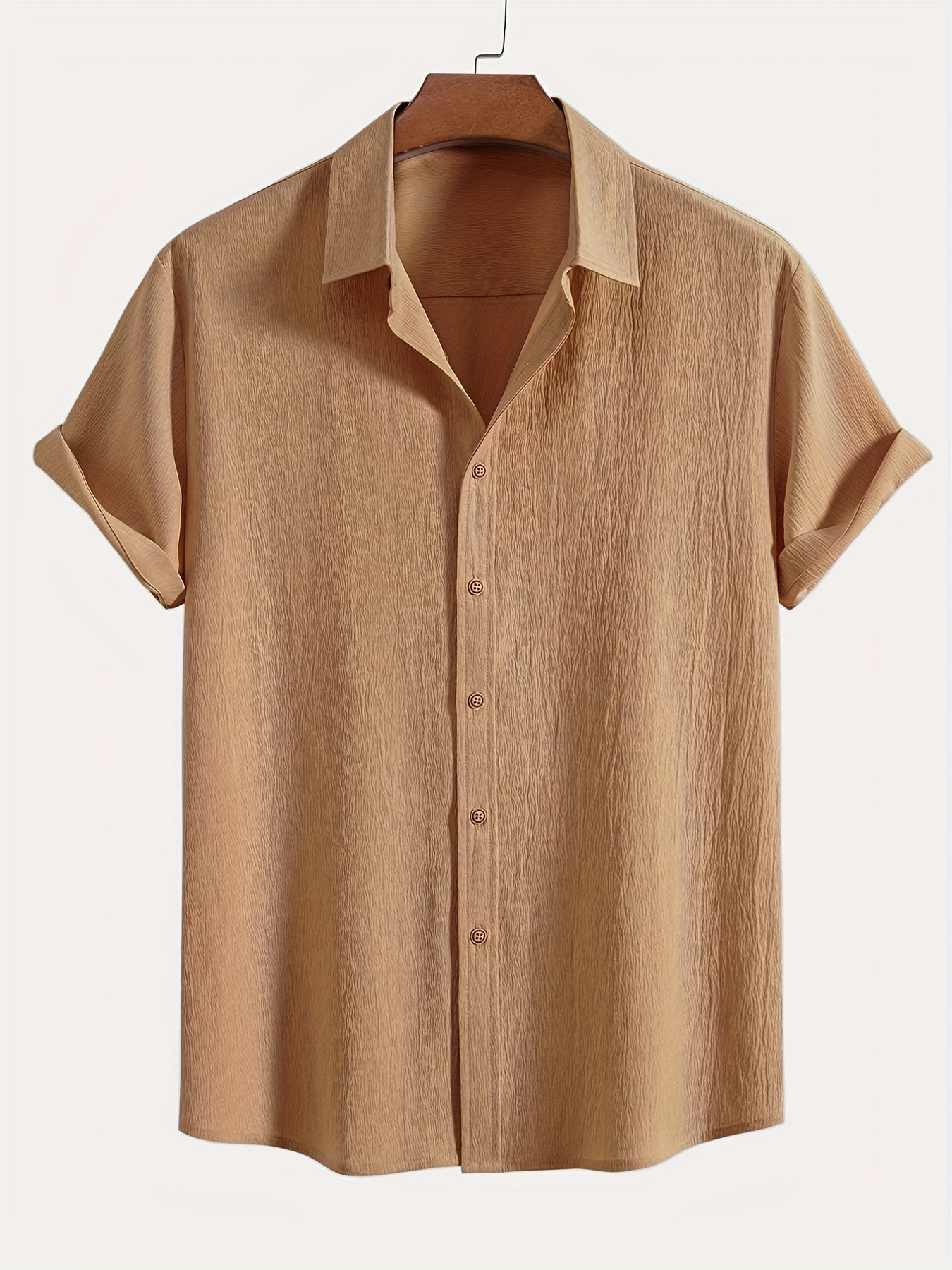 Mikkel™ | Elegant Sommar­skjorta med Struktur